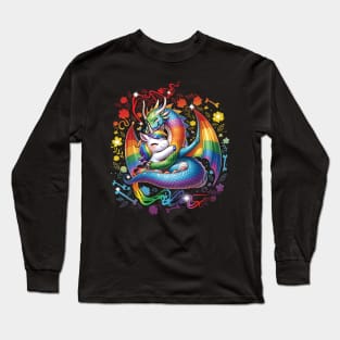 LGBT Dragon Unicorn Long Sleeve T-Shirt